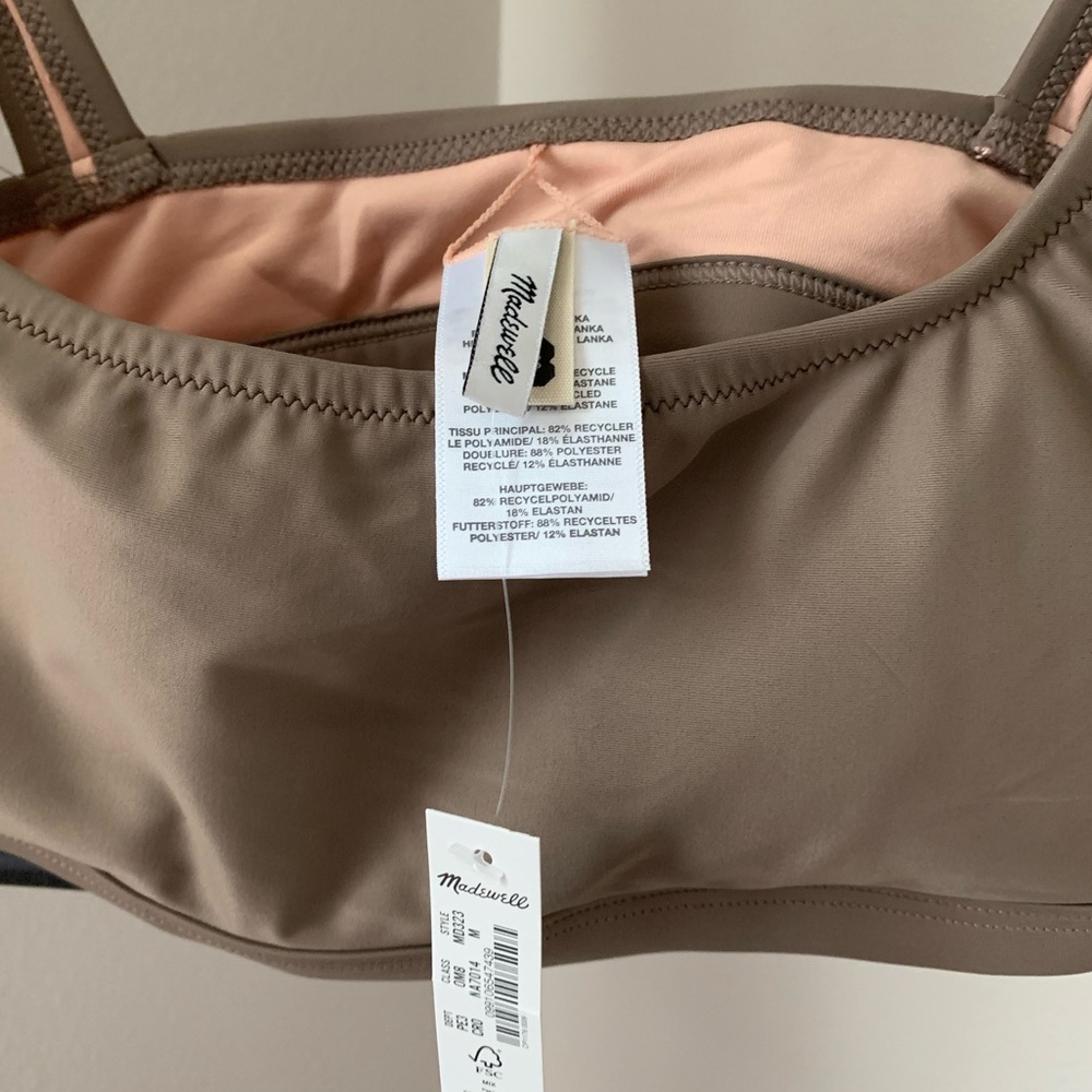 Women’s Size Medium New With Tags Madewell Swimsuit Top